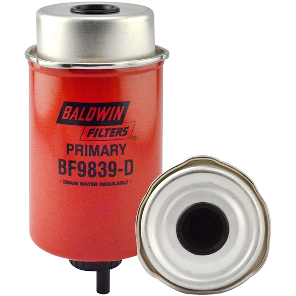 Baldwin Filters Fuel Filter, 6-23/32 x 3-3/16 x 6-23/32In BF9839-D - main